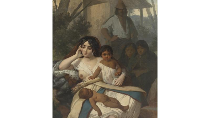 Inicial visible, Elisa Bravo Jaramillo, Monvoisin, R. 1839  (Archivo CNCR, Ormeño, L. 2018)