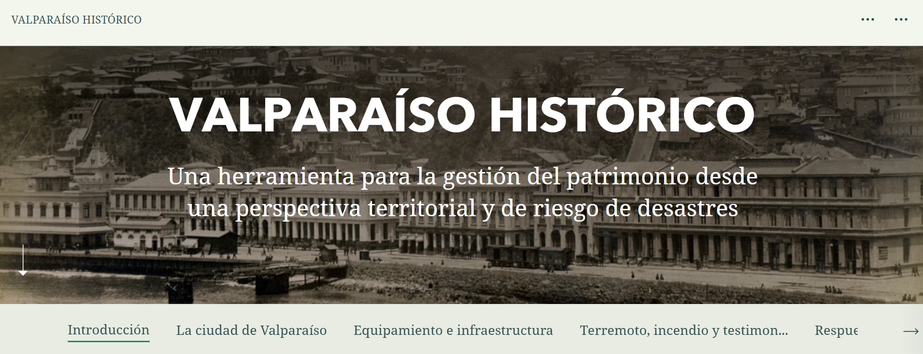 UPT lanzó story map en el Portal de Mapas Patrimoniales por terremoto e