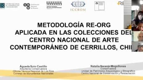 Presentación de la ponencia a través del canal de YouTube del Ministerio de Cultura de la Nación de Argentina. (Archivo CNCR, 2020)