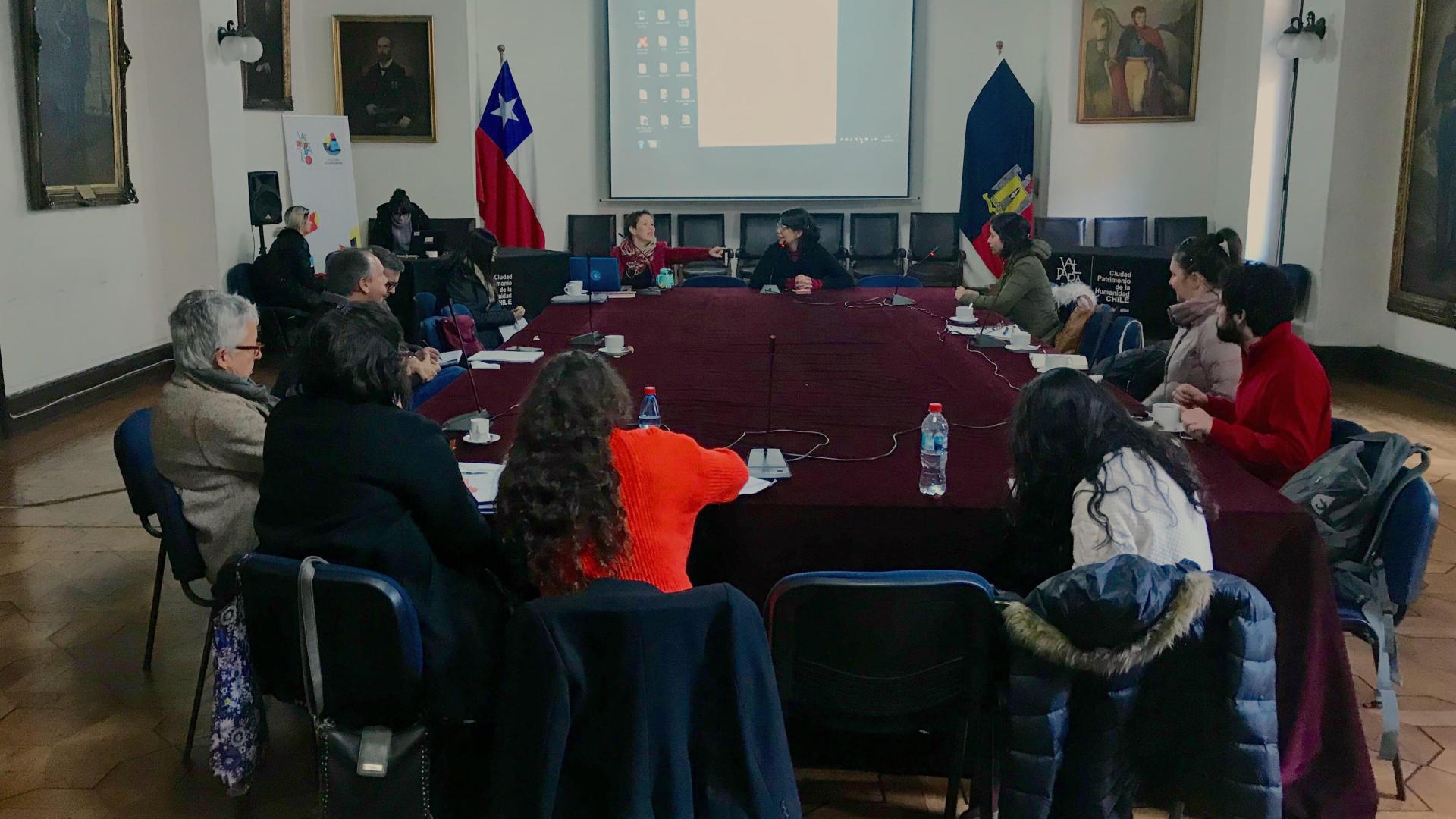 Reunión de la Mesa de Trabajo de Monumentos Públicos. Reunión de la Mesa de Trabajo de Monumentos Públicos.(Archivo CNCR, 2019)