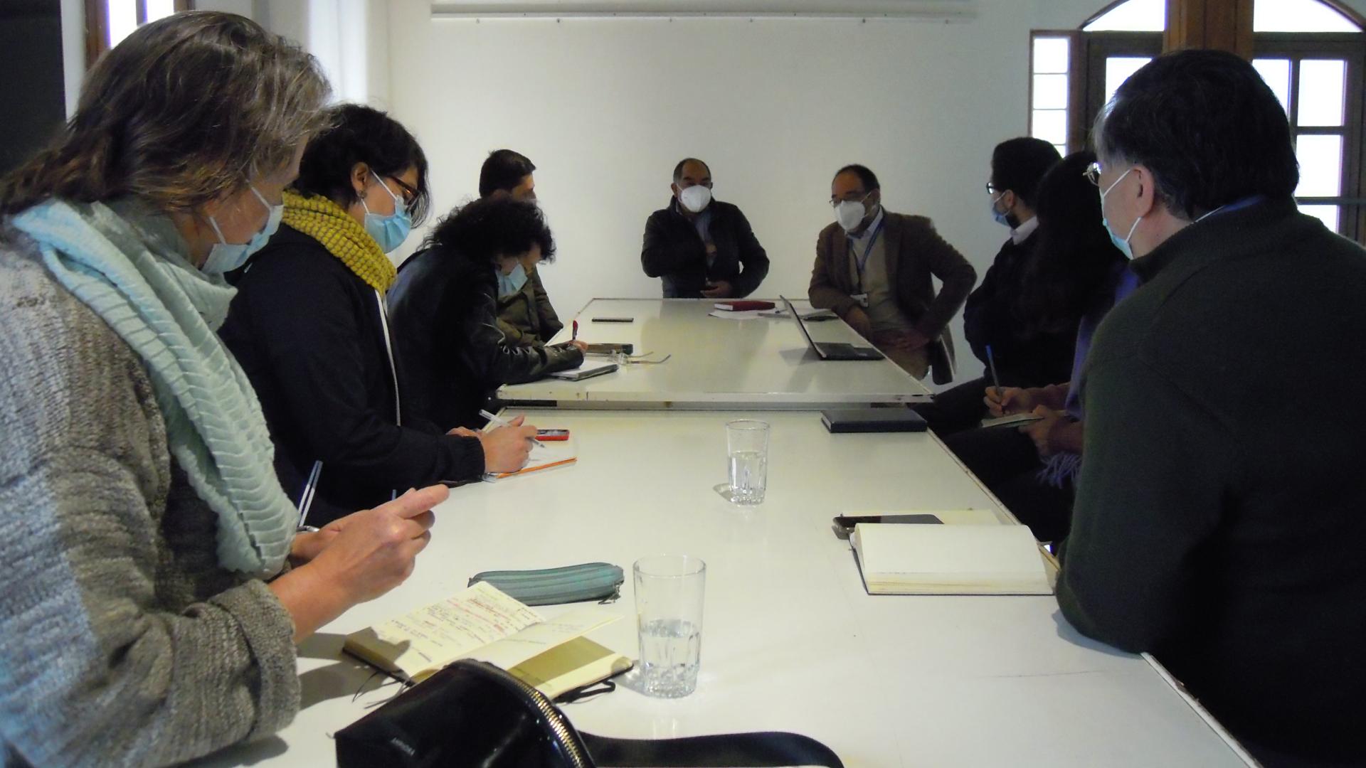 Reunión de trabajo en Museo del Limarí