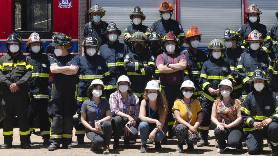 Participantes curso Bomberos 2021