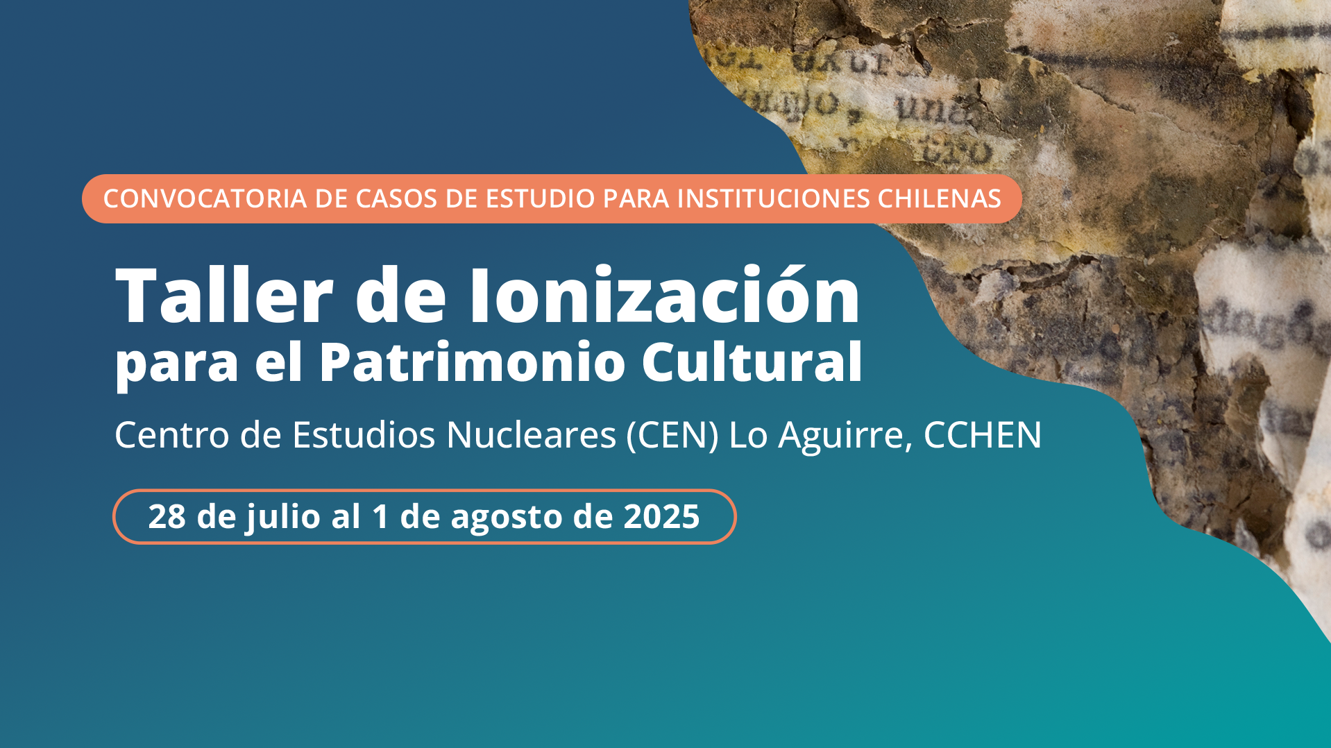 Afiche Taller de Ionización