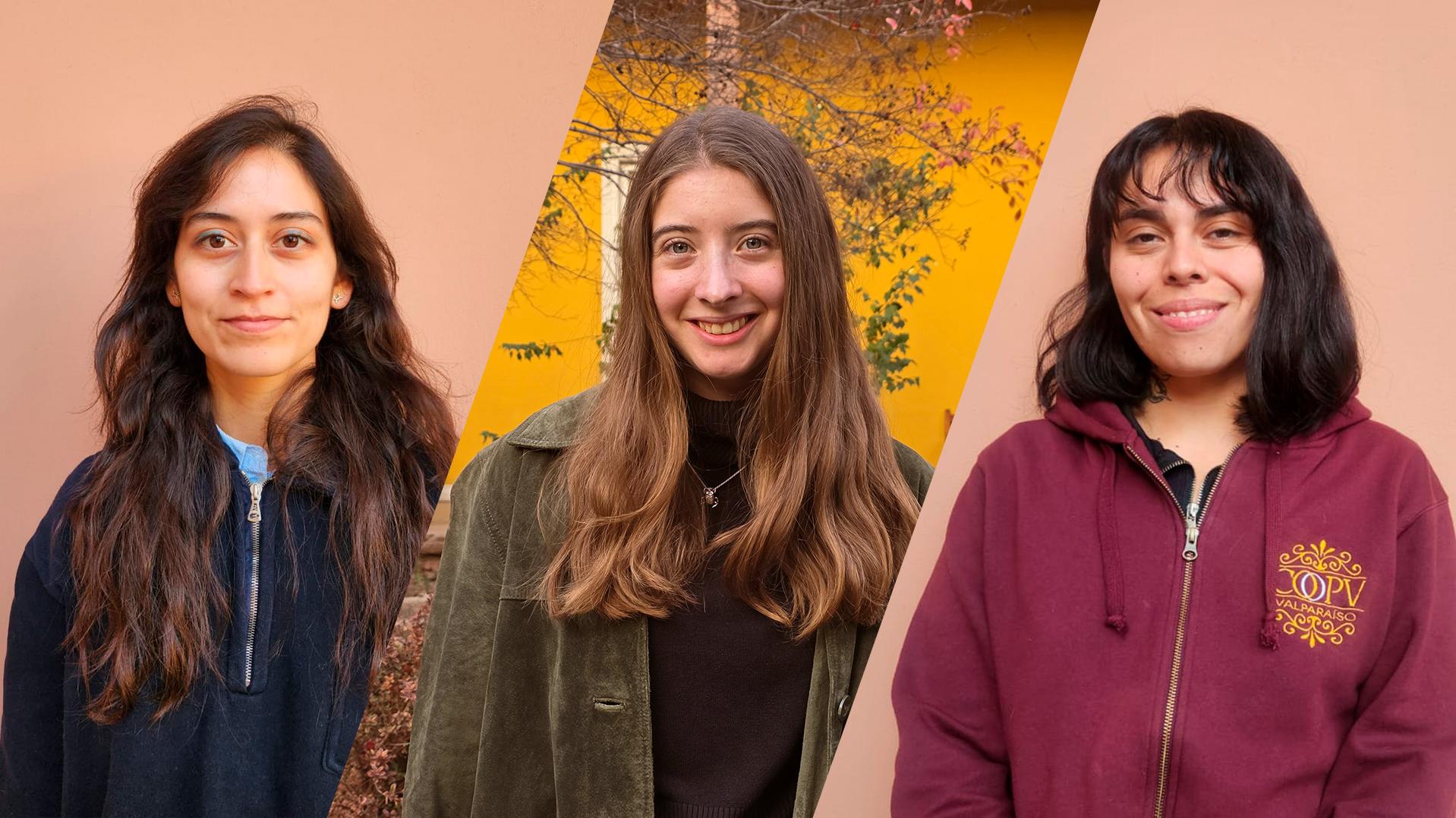 Ma. Ignacia Villanueva, Constanza Kremer y Renata Vargas.