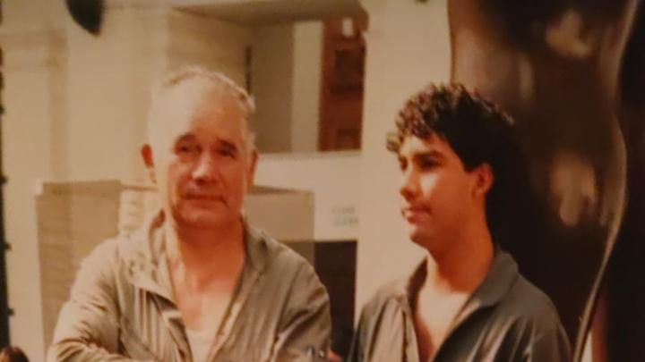 Maestro Oliva en el MNBA (Archivo MNBA).