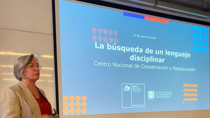 Angela Benavente en la presentación