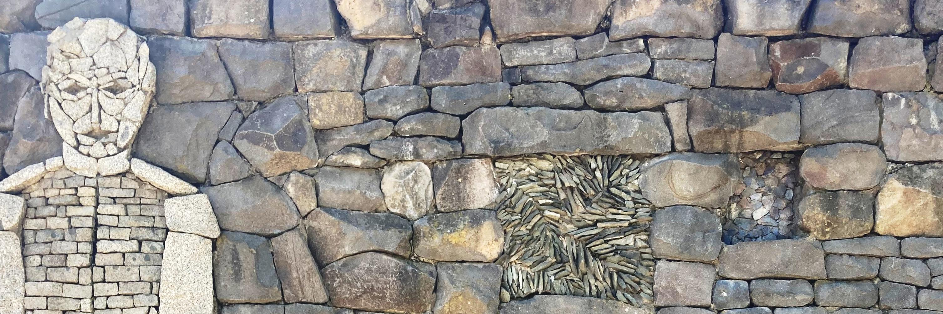 Detalle del mural de María Martner en Chillán