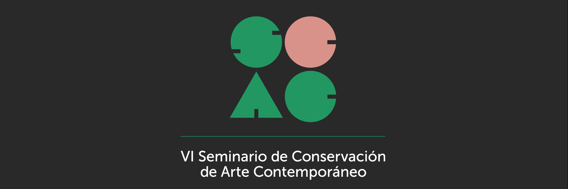 Afiche VI Seminario de Conservación de Arte Contemporáneo (Schliebener, C. 2026. Archivo CNCR).
