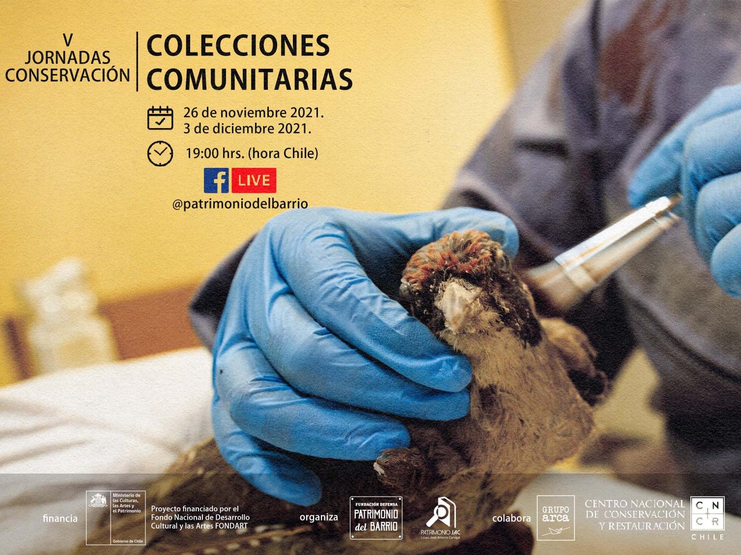 Afiche V Jornadas de Conservación - Copiapó