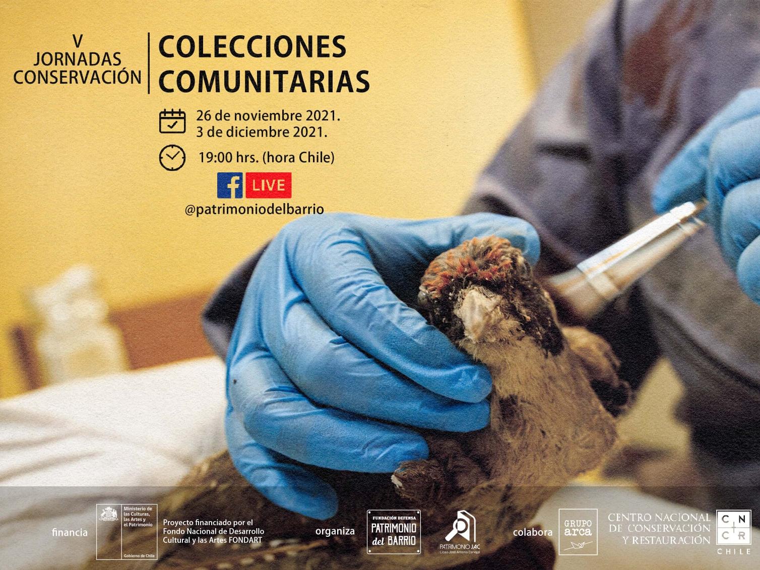 Afiche V Jornadas de Conservación - Copiapó