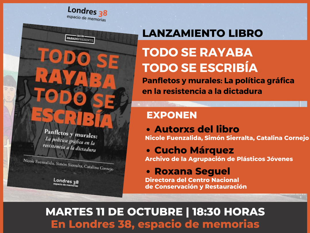 Afiche lanzamiento de libro