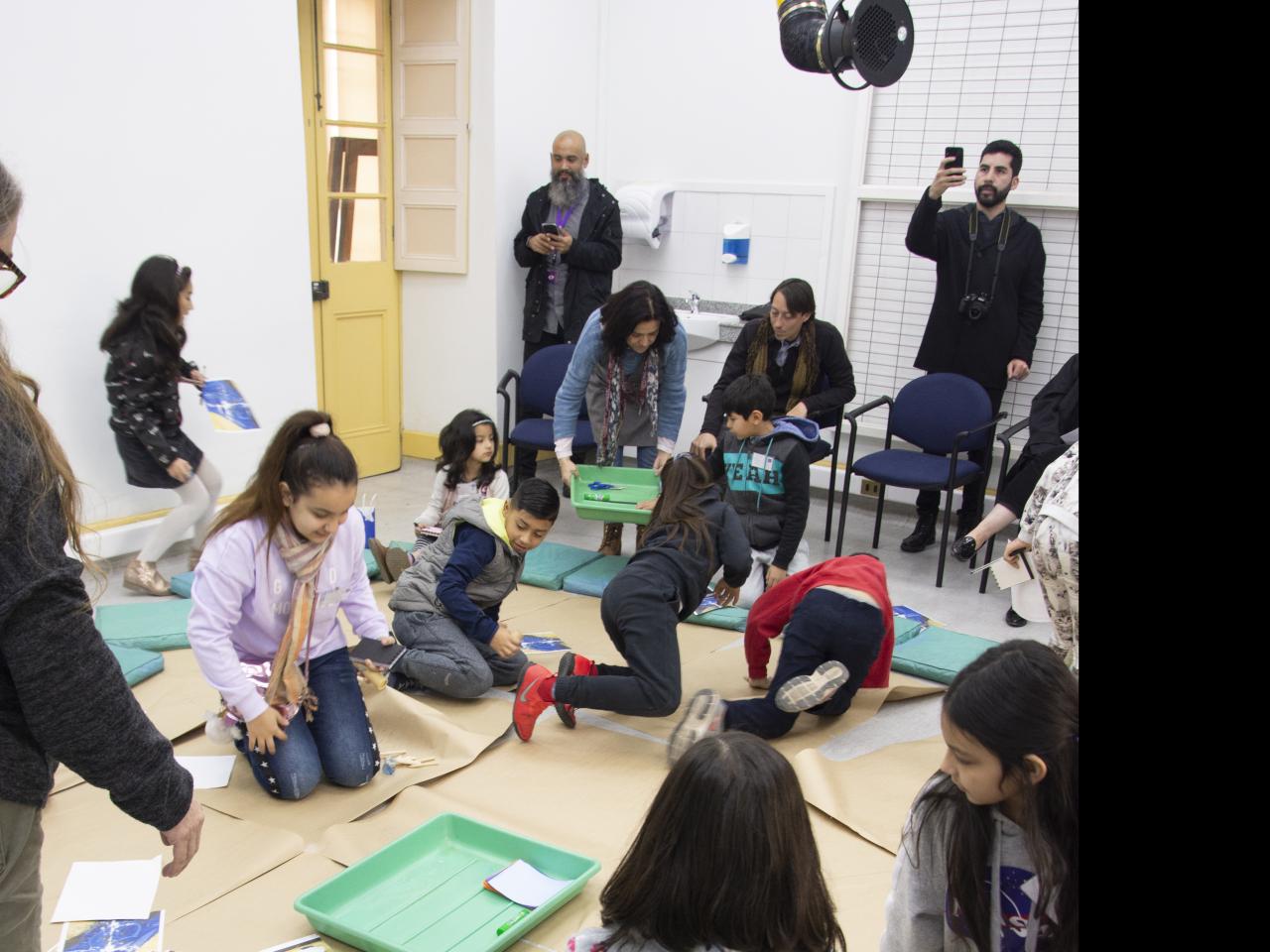 Actividad con los niños.