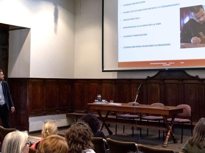 Diego Rodríguez S., director de la carrera Técnico en Restauración Patrimonial