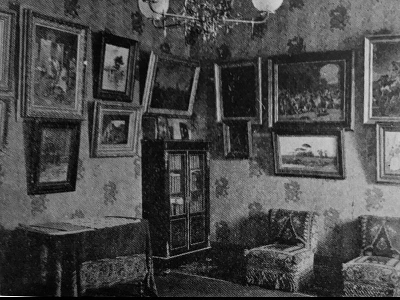 Interior de la casa de Eusebio Lillo.