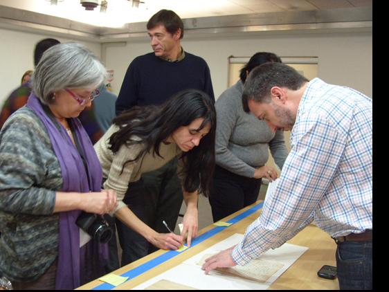 Participantes en el taller. Benavente, A. 2012, Archivo CNCR