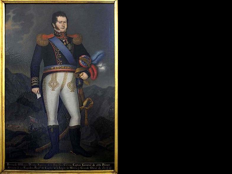 Retrato del Capitán General Bernardo O'Higgins Riquelme.
