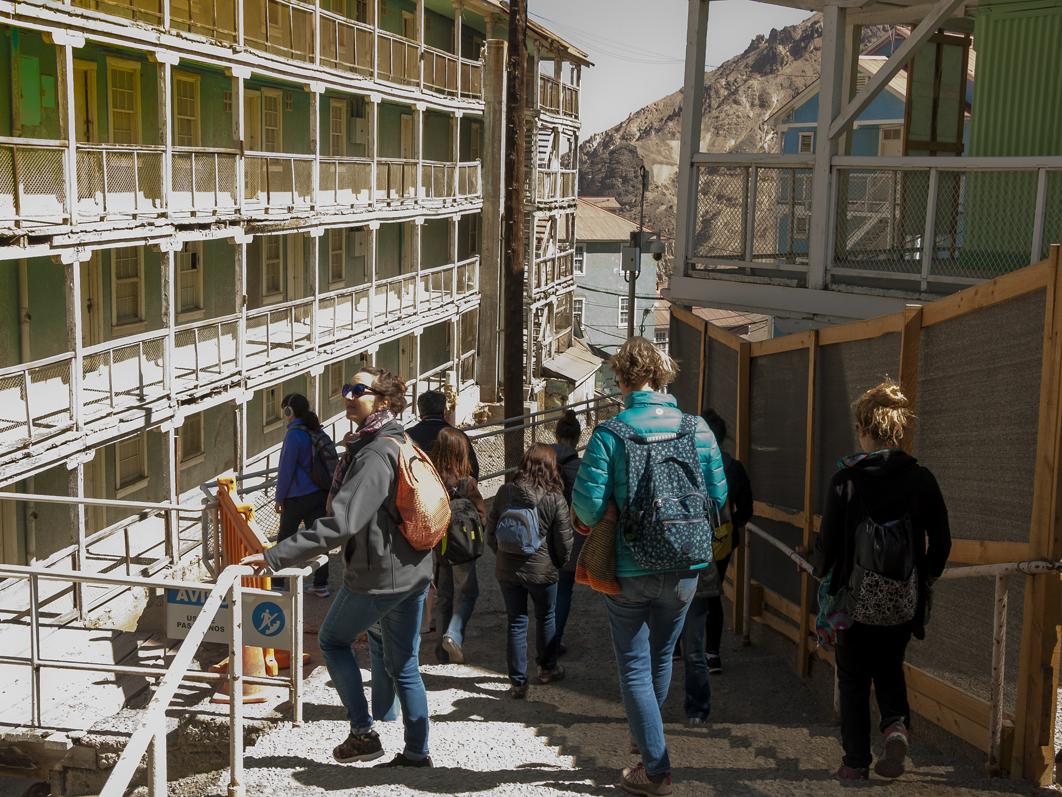 Departamentos destinados a las familias de los mineros.