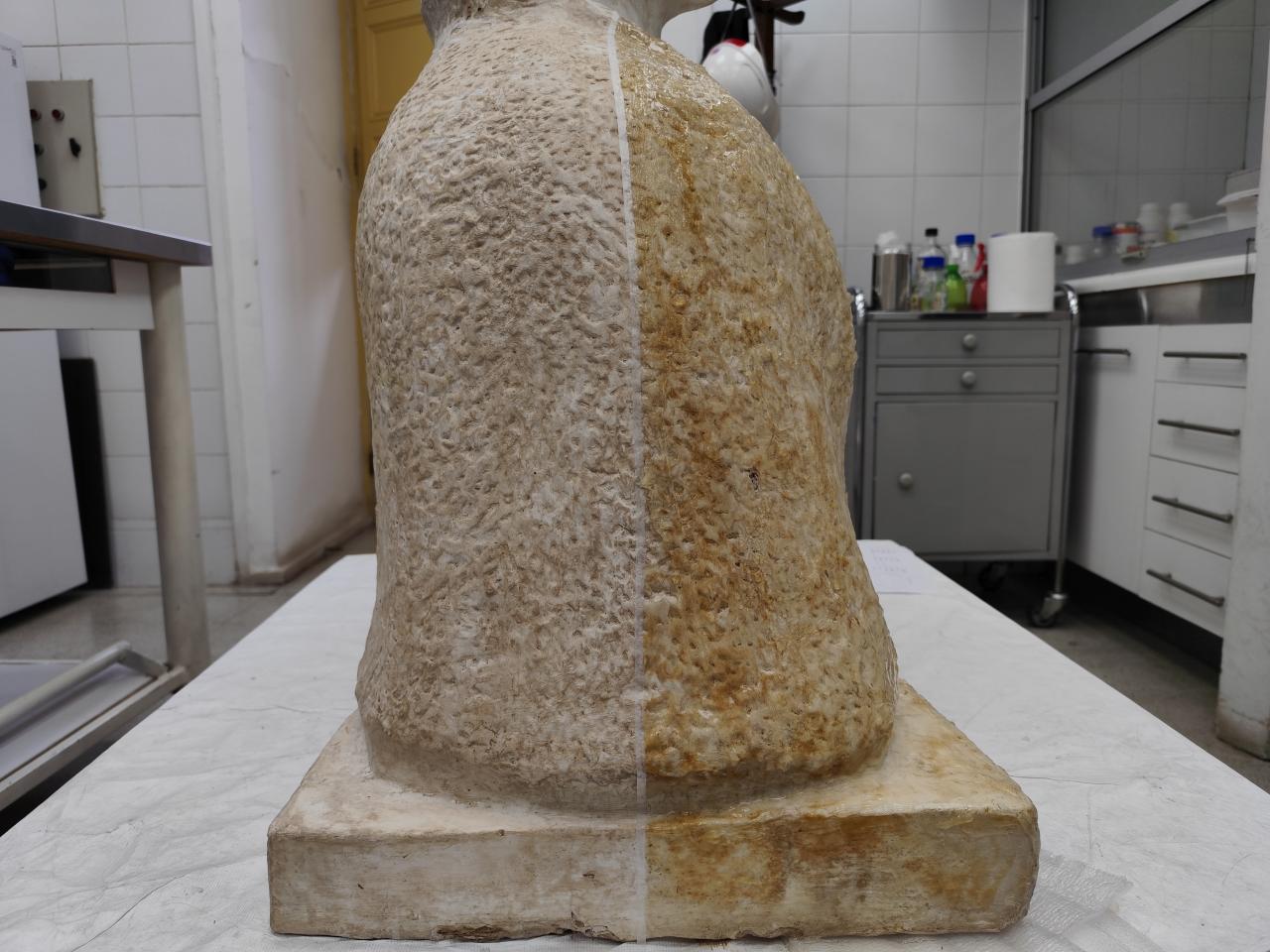 Proceso de limpieza con gel de agar-agar