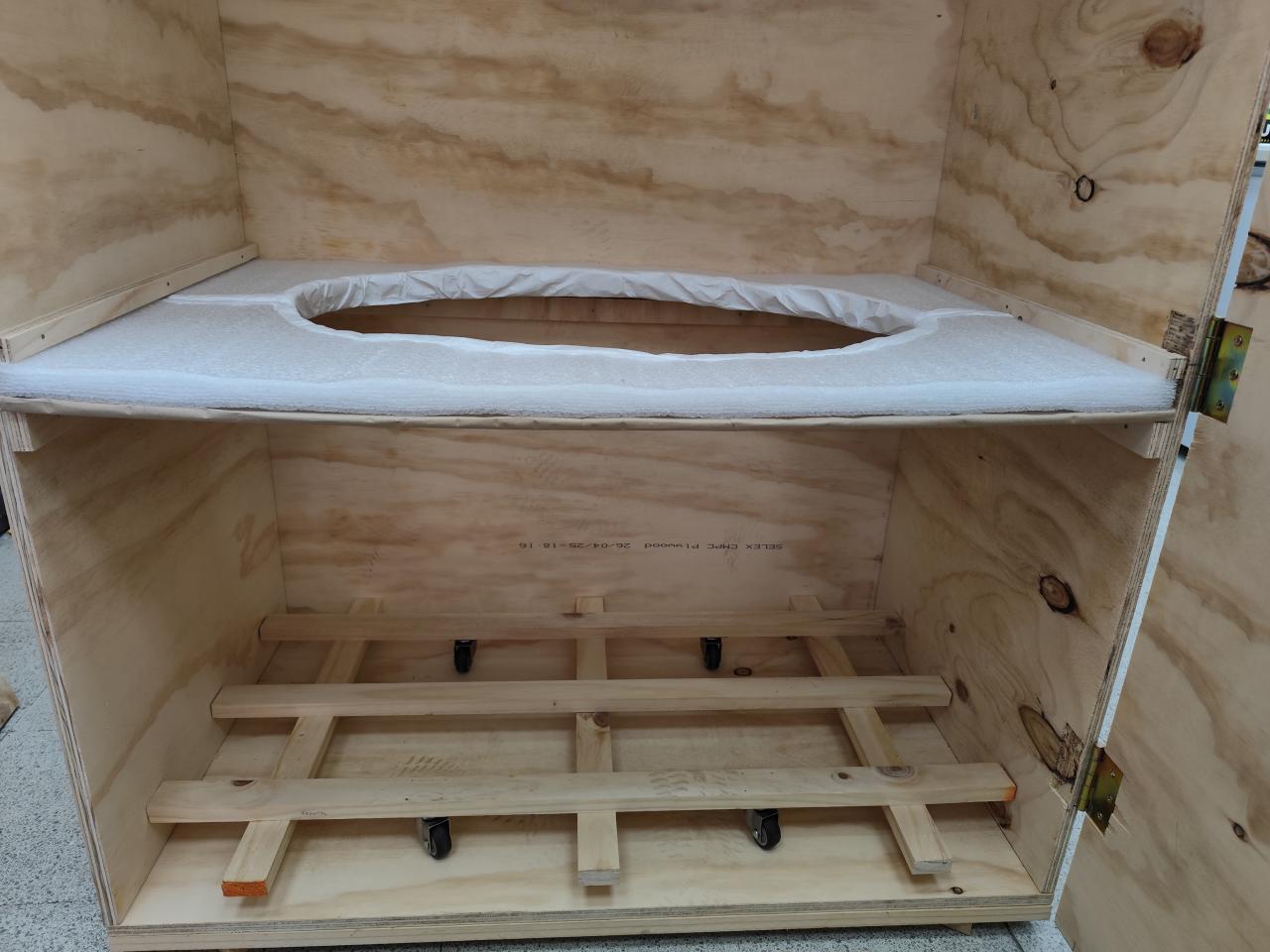 Ejecución de sistema de acondicionamiento (embalaje)