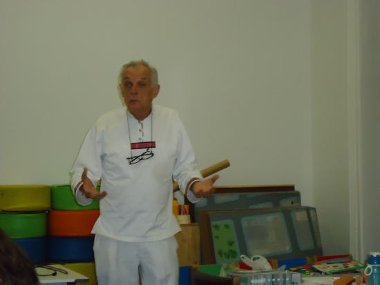 Gaël de Guichen, durante las actividades de formación en el CNCR.(Archivo CNCR,2017)