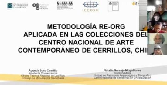 Presentación de la ponencia a través del canal de YouTube del Ministerio de Cultura de la Nación de Argentina. (Archivo CNCR, 2020)