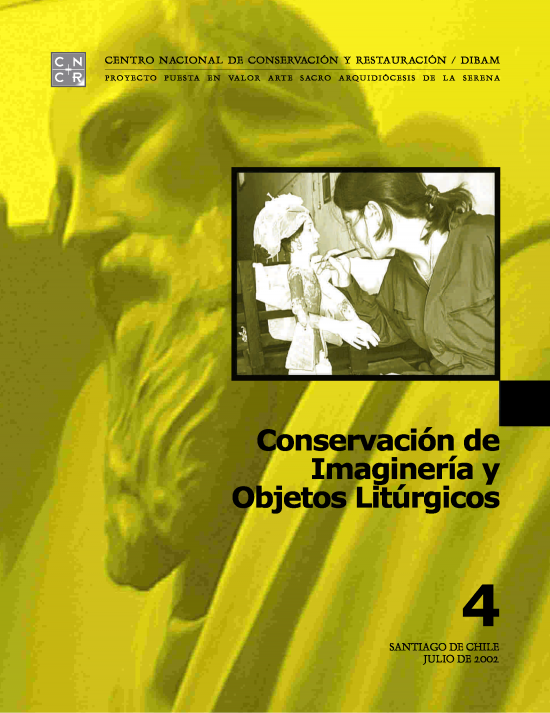 Conservación de Imaginería y Objetos Litúrgicos. 