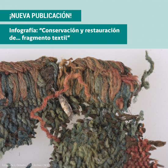 Conservación y Restauración... Fragmento textil. 