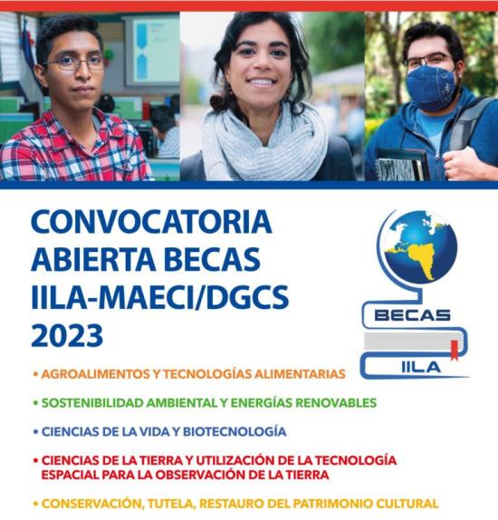 Afiche becas IILA-MAECI