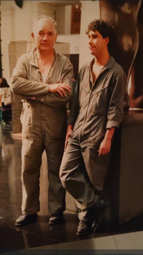 Maestro Oliva en el MNBA (Archivo MNBA).