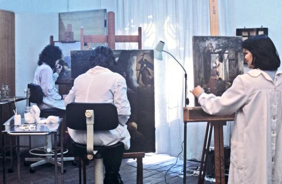 Profesionales en los inicios del CNCR