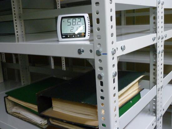 Datalogger en estantería (Archivo CNCR).