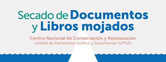 portada Secado de documentos y libros mojados