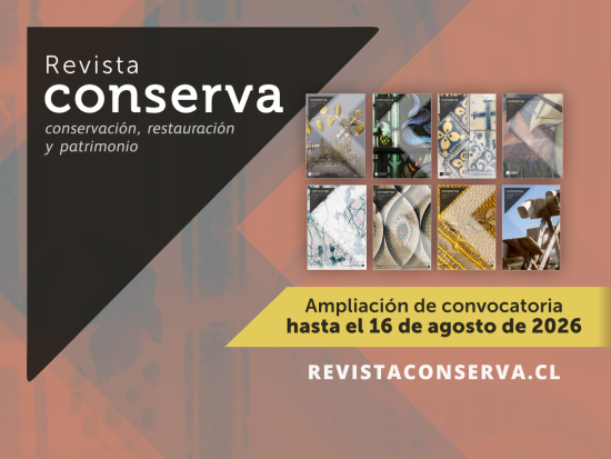 Afiche convocatoria revista Conserva (Schliebener, C. 2026. Archivo CNCR).