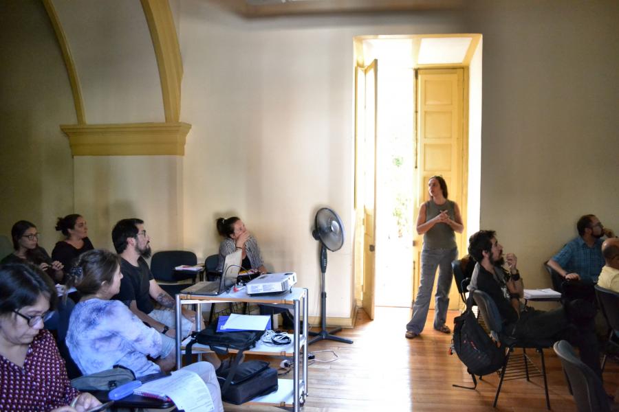 Presentación de la plataforma virtual para registro en terreno.