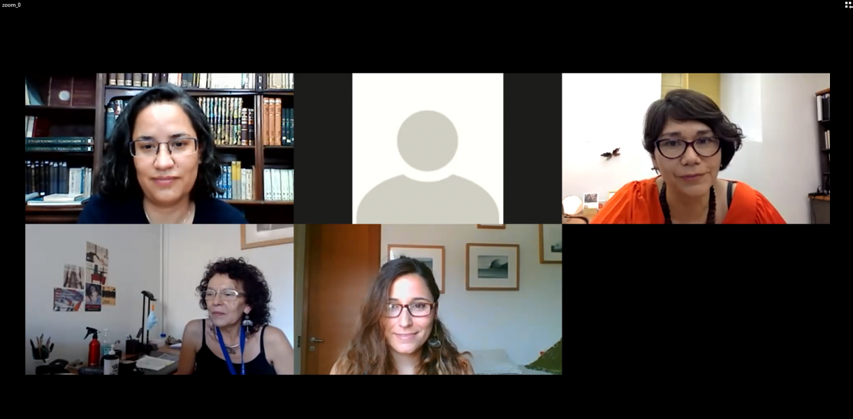 Expositores y Roxana Seguel en cierre en el día 4 del Seminario