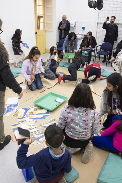 Actividad con los niños.