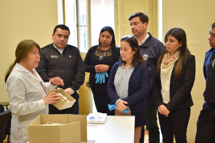 Jacqueline Elgueta, de la Unidad de Patrimonio Arqueológico y Etnográfico.