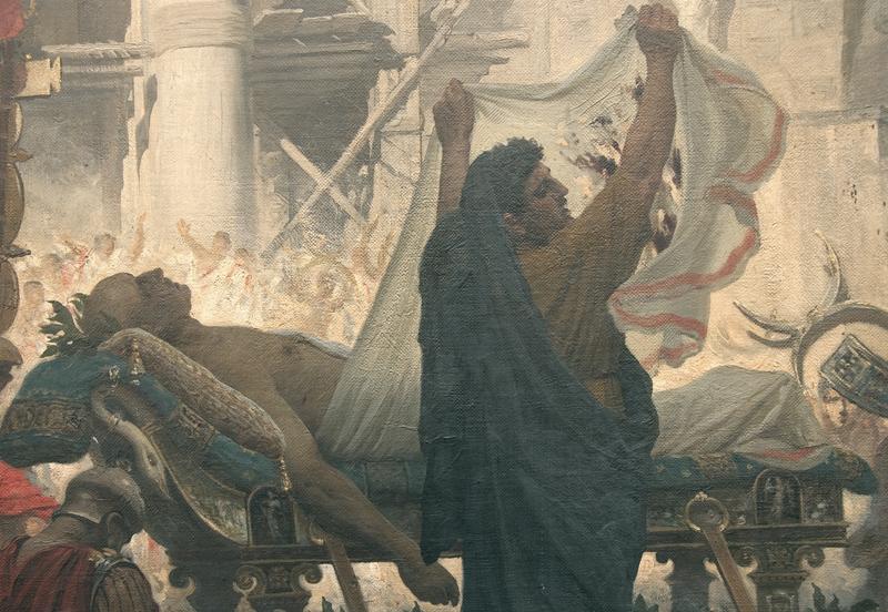 Los funerales de César: análisis iconográfico Los funerales de César: análisis iconográfico