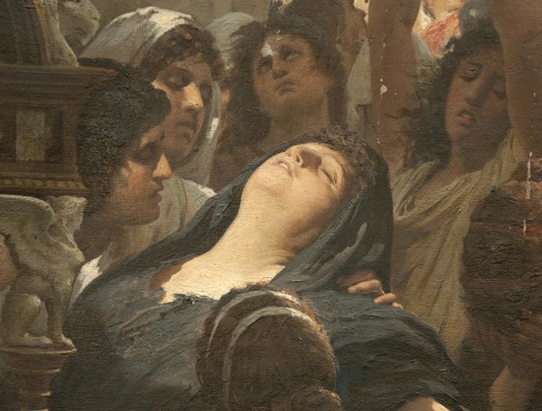 Los funerales de César: análisis iconográfico Los funerales de César: análisis iconográfico
