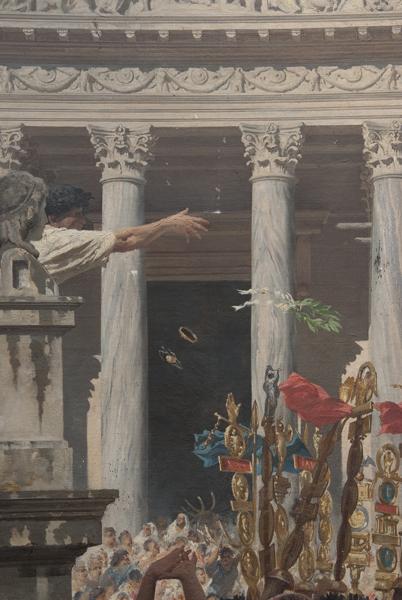 Los funerales de César: análisis iconográfico Los funerales de César: análisis iconográfico