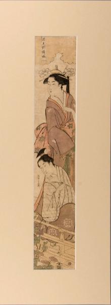 Dos mujeres en el balcón