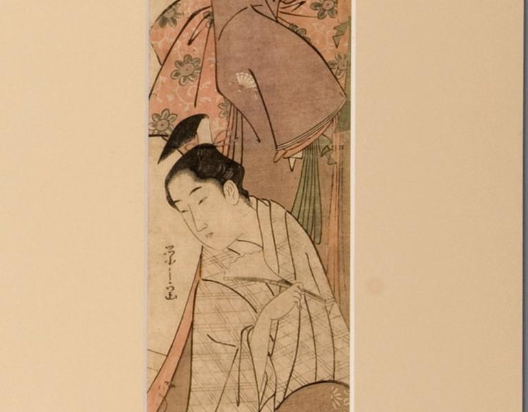 Dos mujeres en el balcón (detalle)