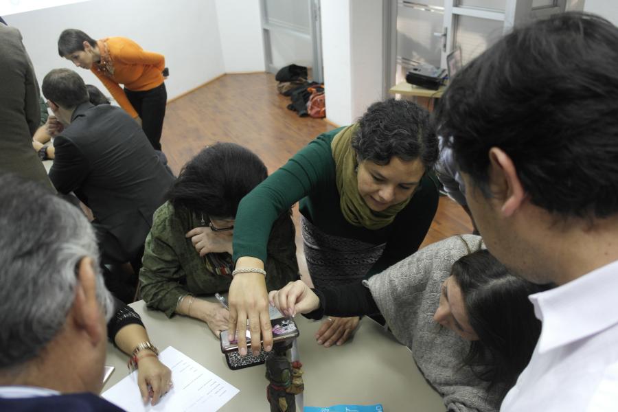 Melissa Morales, de la Unidad de Patrimonio Construido y Escultórico.