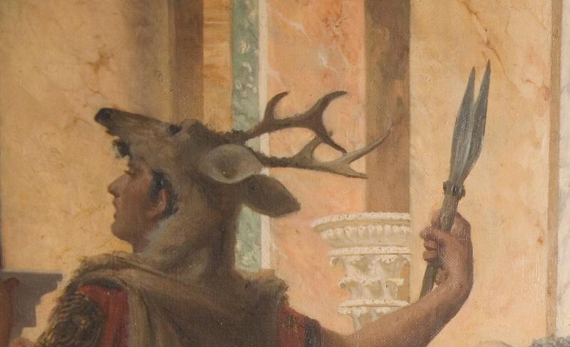 Detalle de la zona analizada con luz visible