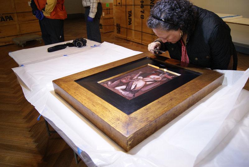 Gabriela Gálvez M. Comisario de la exposición