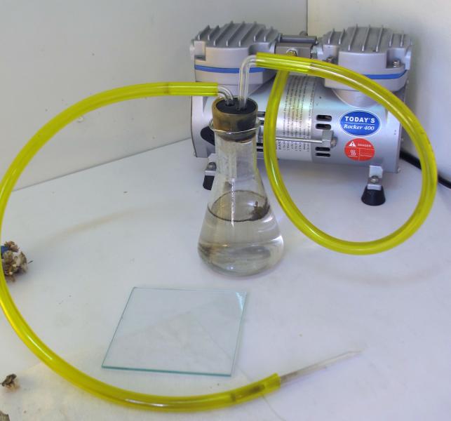 Sistema de aspiración con bomba de vacío