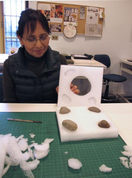 Fabricación de base de espuma, Archivo CNCR (Correa,S. 2015)