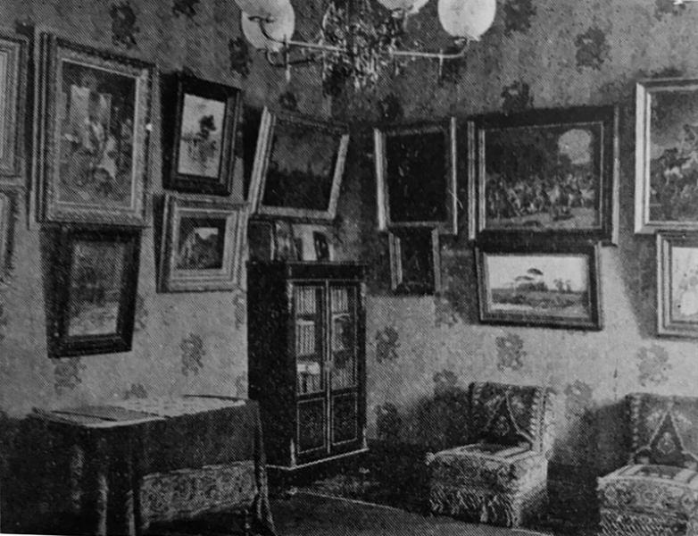 Interior de la casa de Eusebio Lillo.