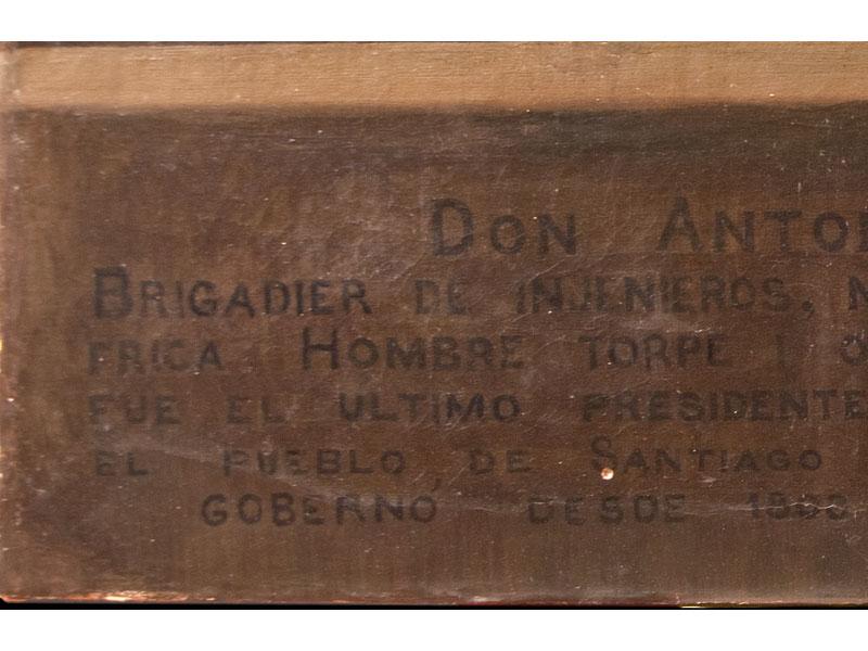 Detalle de la cartela.