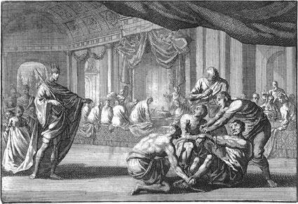 Parábola del hombre mal vestido para una boda.